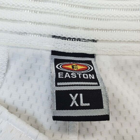 Easton Golf Shorts Men XL White Mesh Polyester Athletic Fit Super High Rise Logo - Picture 7 of 13